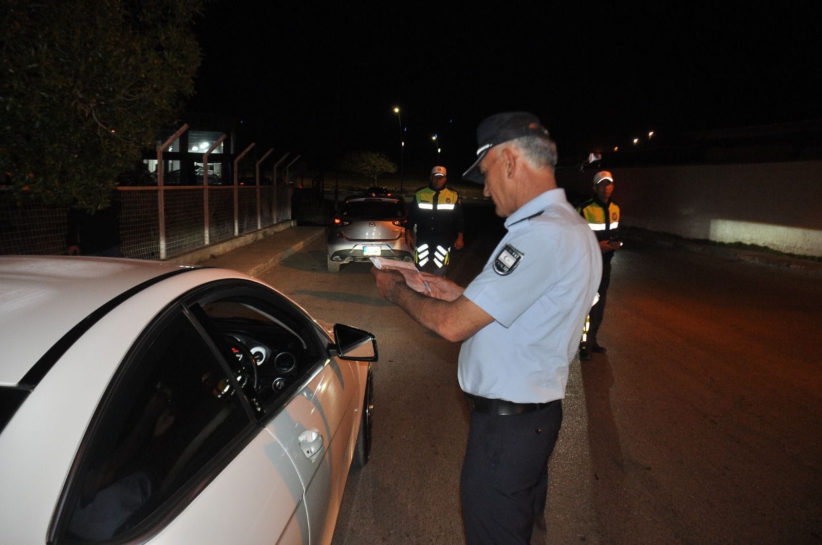Polisten asayiş ve trafik denetimi
