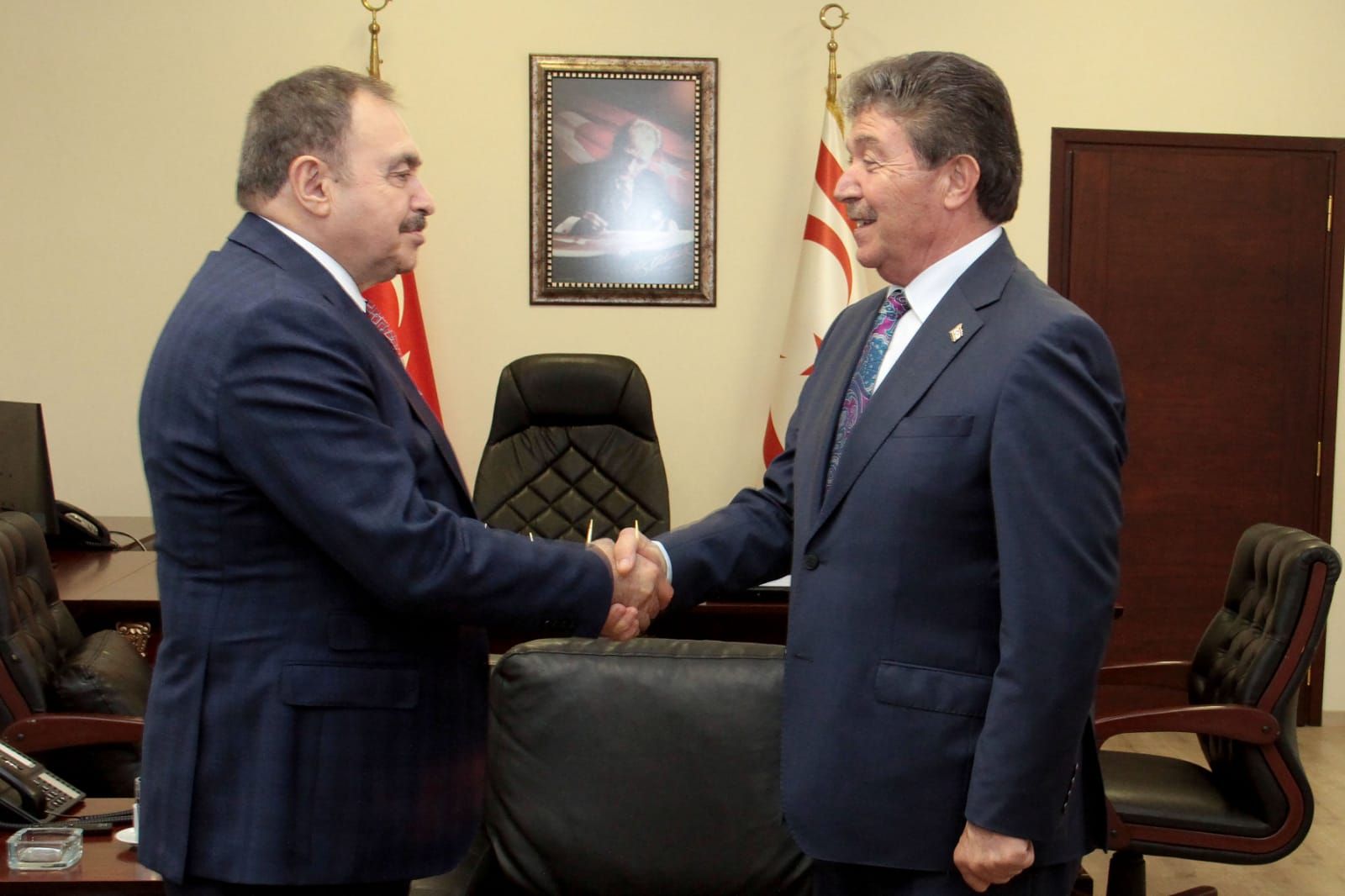 Başbakan  Üstel, AK Parti Milletvekili  Eroğlu’nu kabul etti