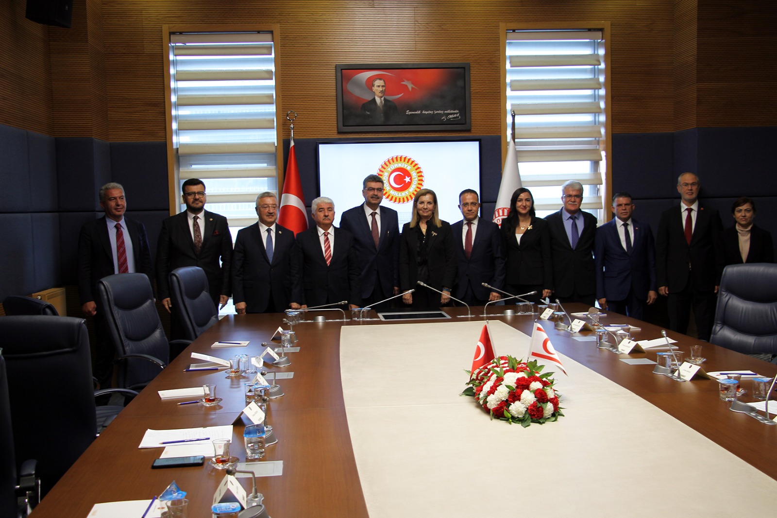 Türkiye – KKTC Parlamentolar Arası Dostluk Grubu’nun heyetler arası görüşmesi gerçekleşti