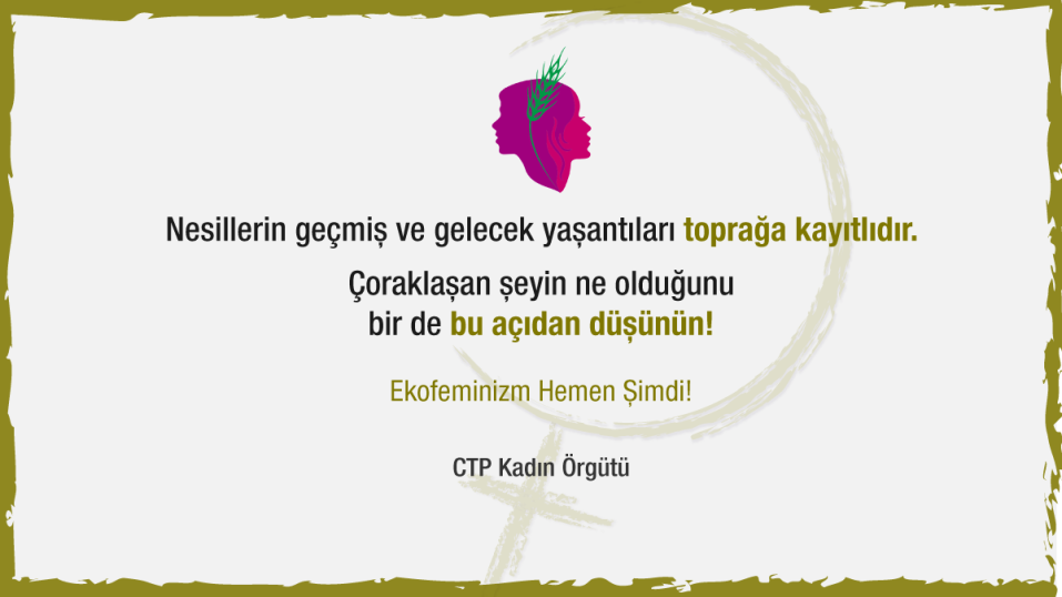CTP Kadın Örgütü’nden Dünya Çevre Günü mesajı