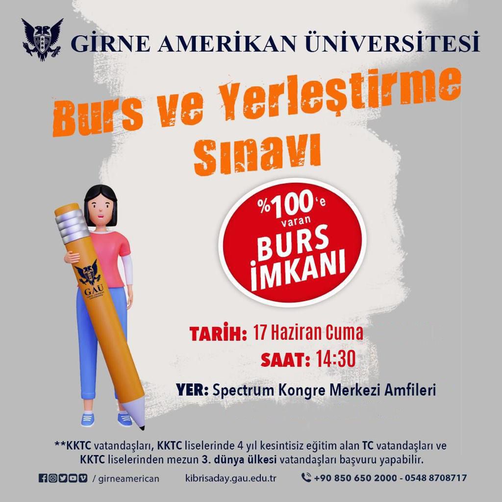 GAÜ 17 Haziran’da ikinci burs sınavını yapacak