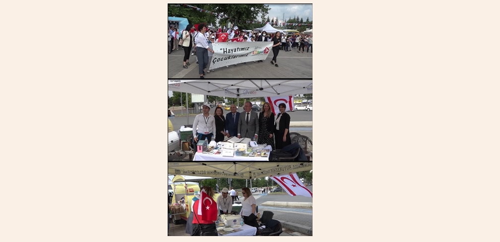 Türkiye Lösemili Çocuklar Vakfı’nın düzenlediği etkinliğe KKTC Ankara Büyükelçiliği yetkilileri de katılarak destek verdi