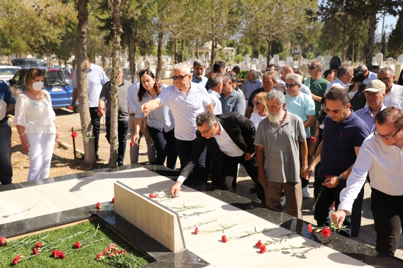 CTP Eski Genel Sekreteri Naci Talat Usar, ölümünün 31. yılında kabri başında anıldı