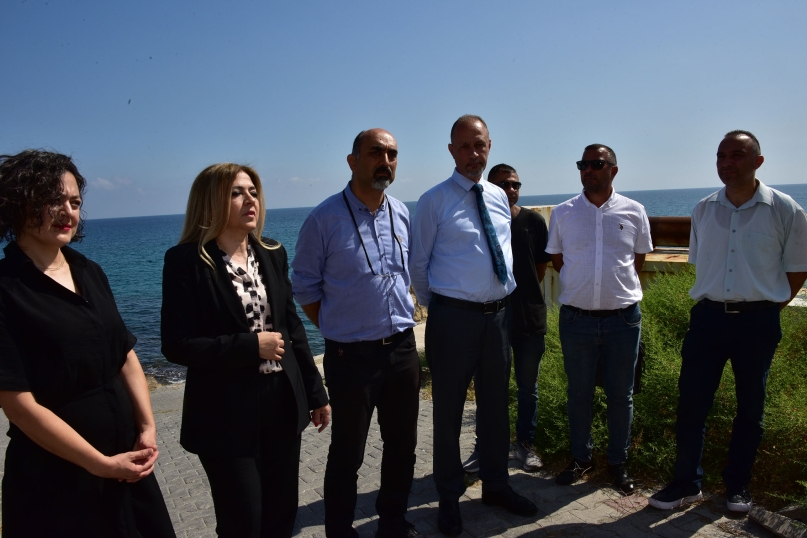 Ombudsman İlkan Varol, Kaşgar Court bölgesindeki deniz kirliliğini yerinde inceledi