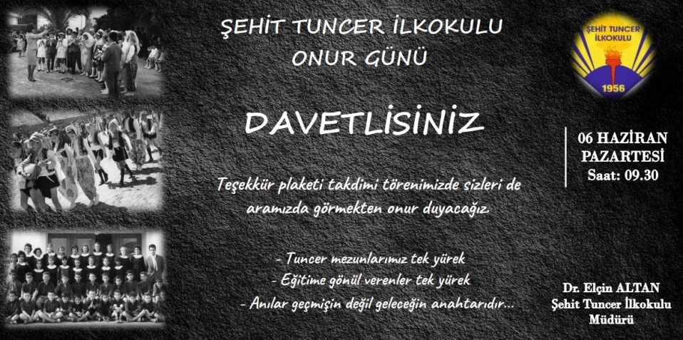 Şehit Tuncer İlkokulu’nda yarın okula katkıda bulunanlara plaket takdim edilecek