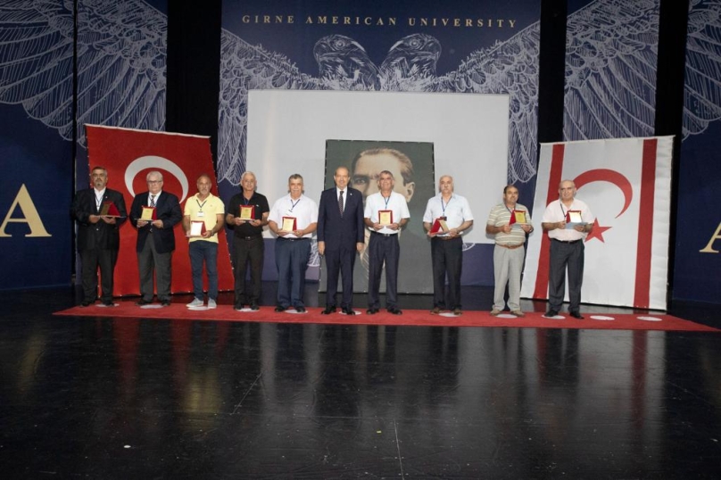 Cumhurbaşkanı Tatar, Sivil Savunma Halk Örgütü tehris törenine katıldı