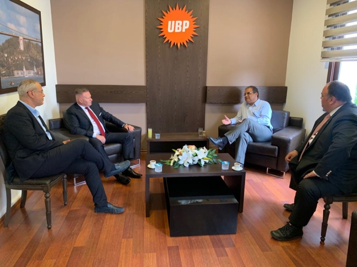 Göreve yeni başlayan Slovak Büyükelçi Martin Bezak, UBP’yi ziyaret etti