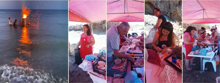 Tatlısu’da ‘Akdeniz de Sanat Ateşi Kâğıt Fırın Etkinliği’
