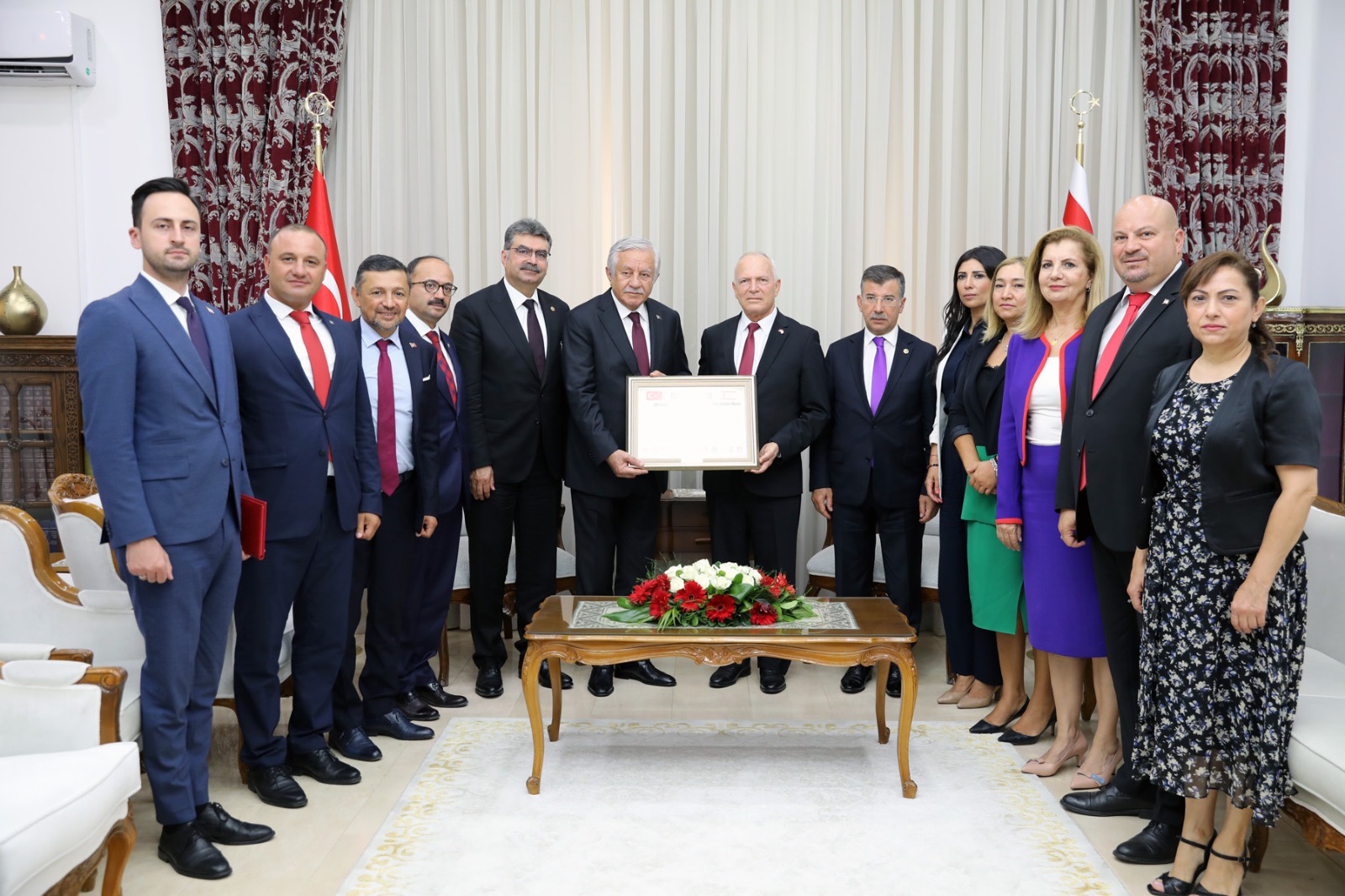 Töre,TBMM Başkan Vekili Celal Adan’ı kabul etti