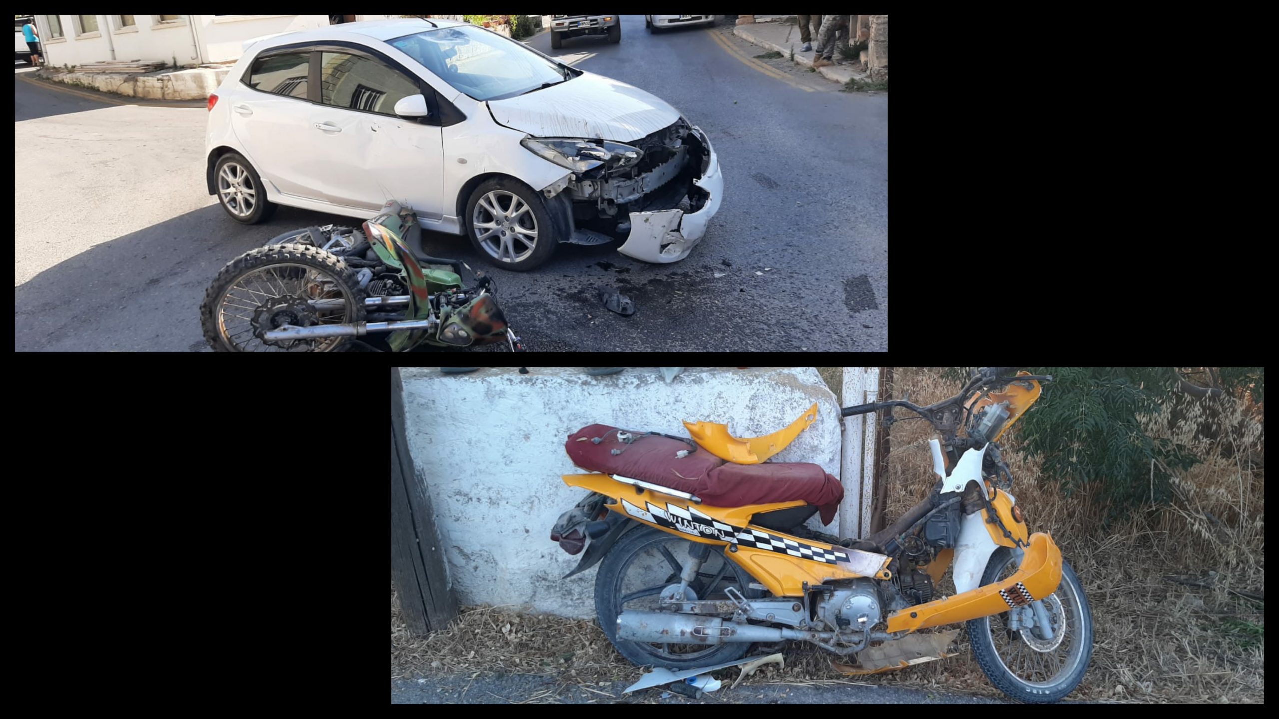 Yenierenköy’de 2 motosiklet kazası.. Biri 15 yaşında, 2 yaralı