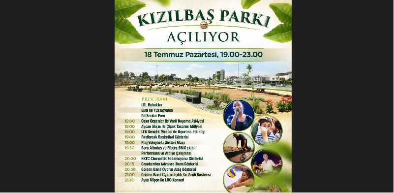 LTB Kızılbaş Parkı, 18 Temmuz’da açılıyor