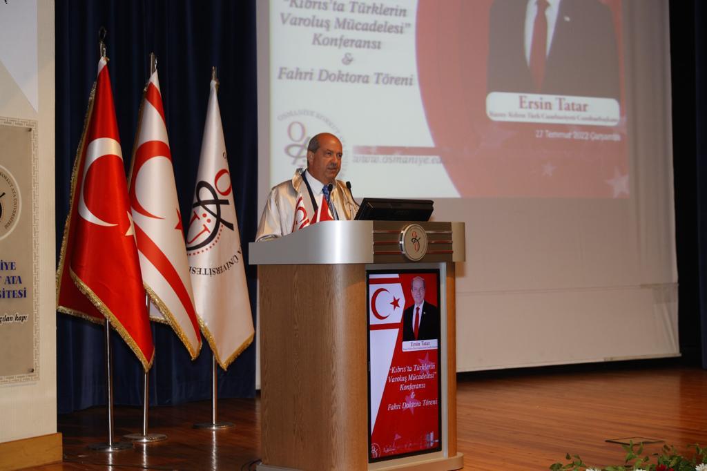 Cumhurbaşkanı Tatar: Yeni siyasetten geri dönmemiz mümkün değil