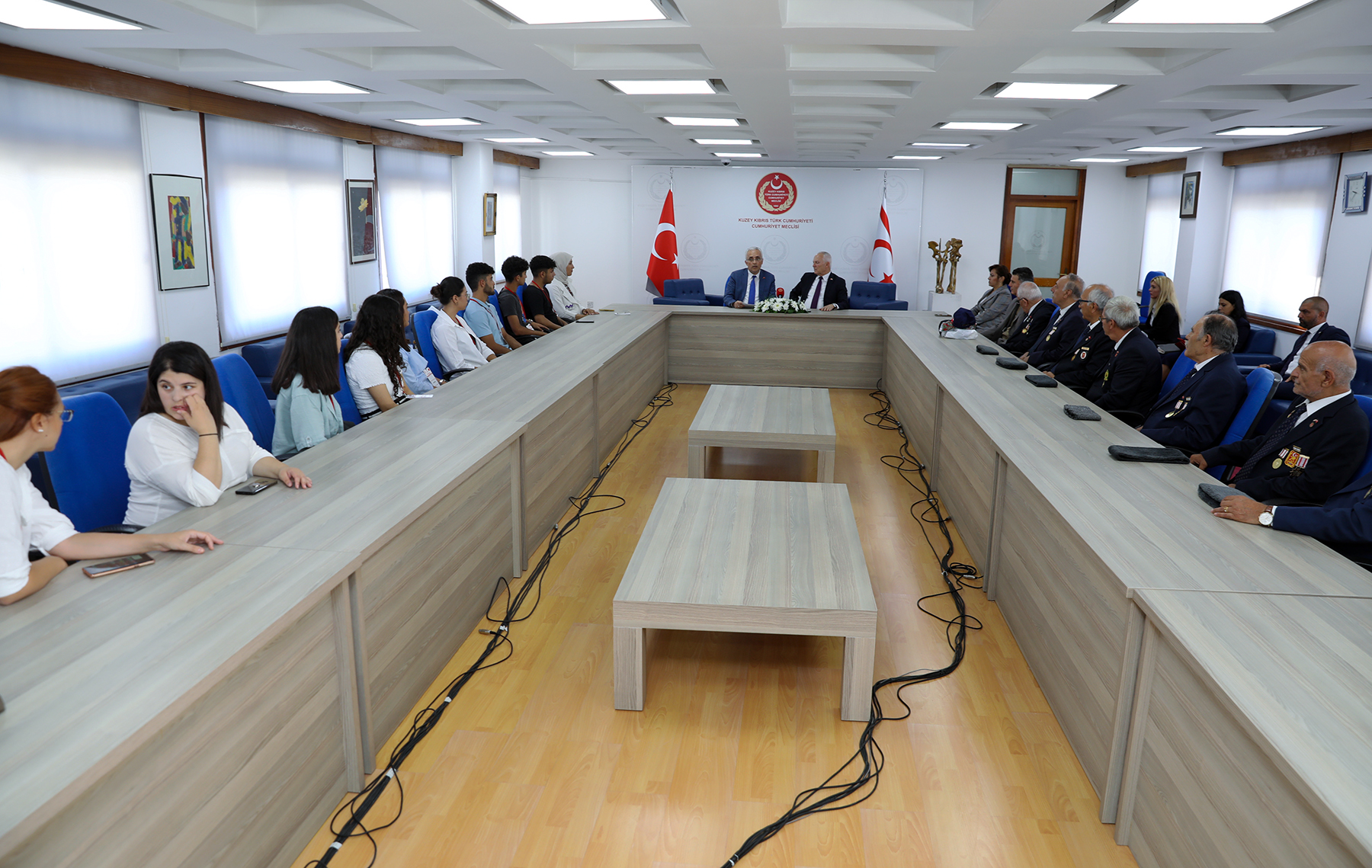Töre, Kıbrıs gazilerini ve gençleri kabul etti