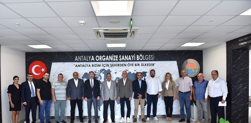 KKTC heyeti Antalya OSB’de incelemelerde bulundu