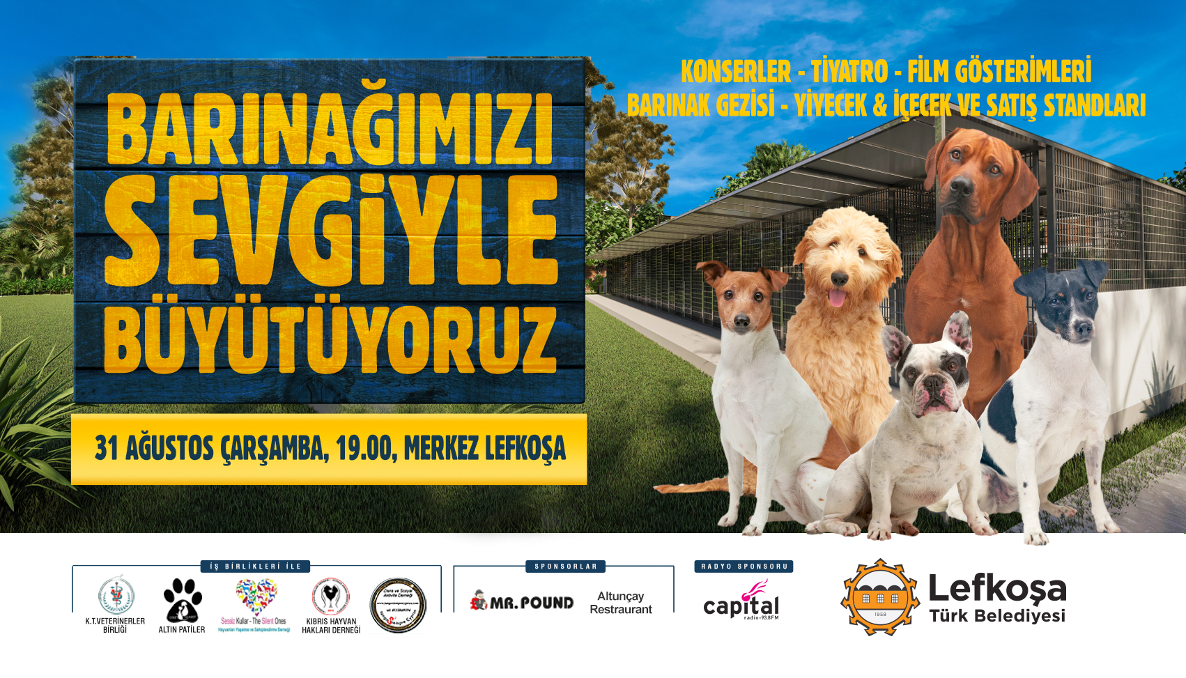 LTB yarın “Lefkoşa Sevimli Dostlarının Yanında: Barınağımızı Sevgiyle Büyütüyoruz” etkinliği düzenliyor