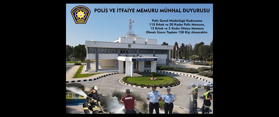 Polis’ten 150 personel için münhal