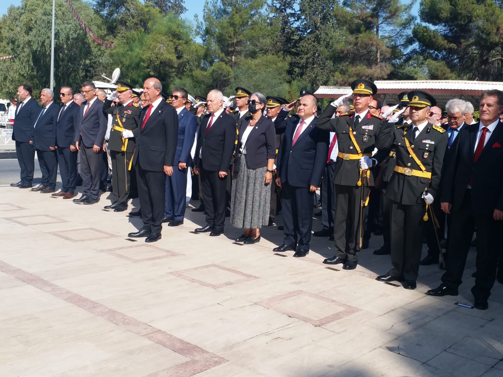 Lefkoşa’daki ilk tören Atatürk Anıtı’nda düzenlendi
