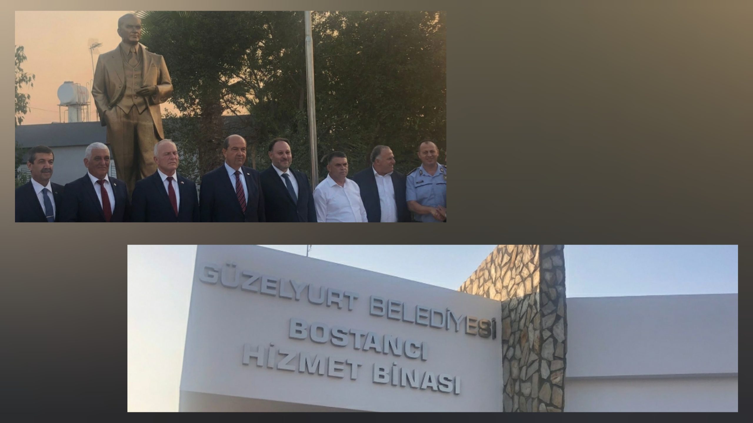 Güzelyurt Belediyesi Bostancı Hizmet Binası ile Atatürk Anıtı açılışı yapıldı