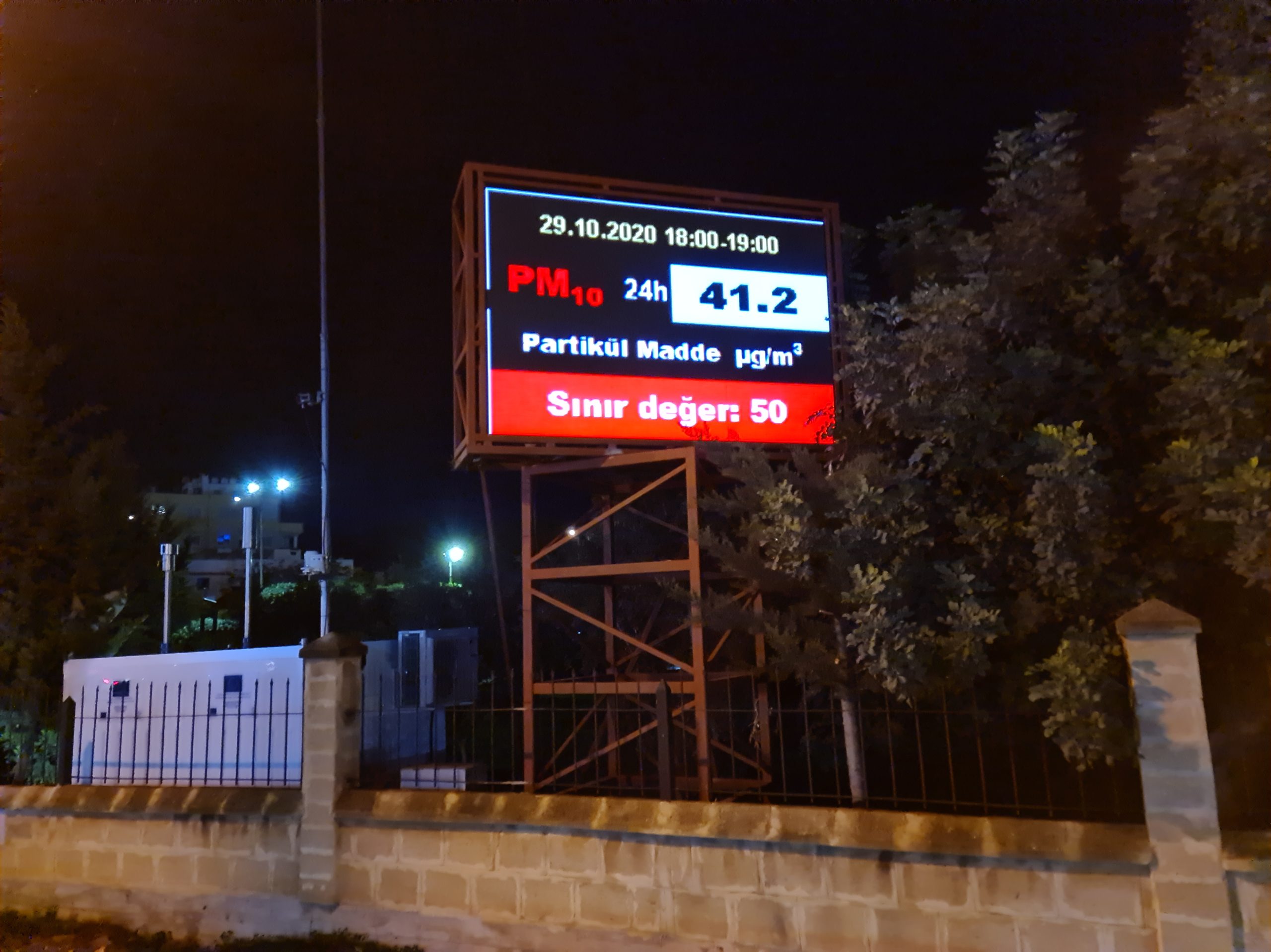 Toz konsantrasyonu yıllık ortalama sınır değeri Lefkoşa, Gazimağusa ve İskele’de aşıldı