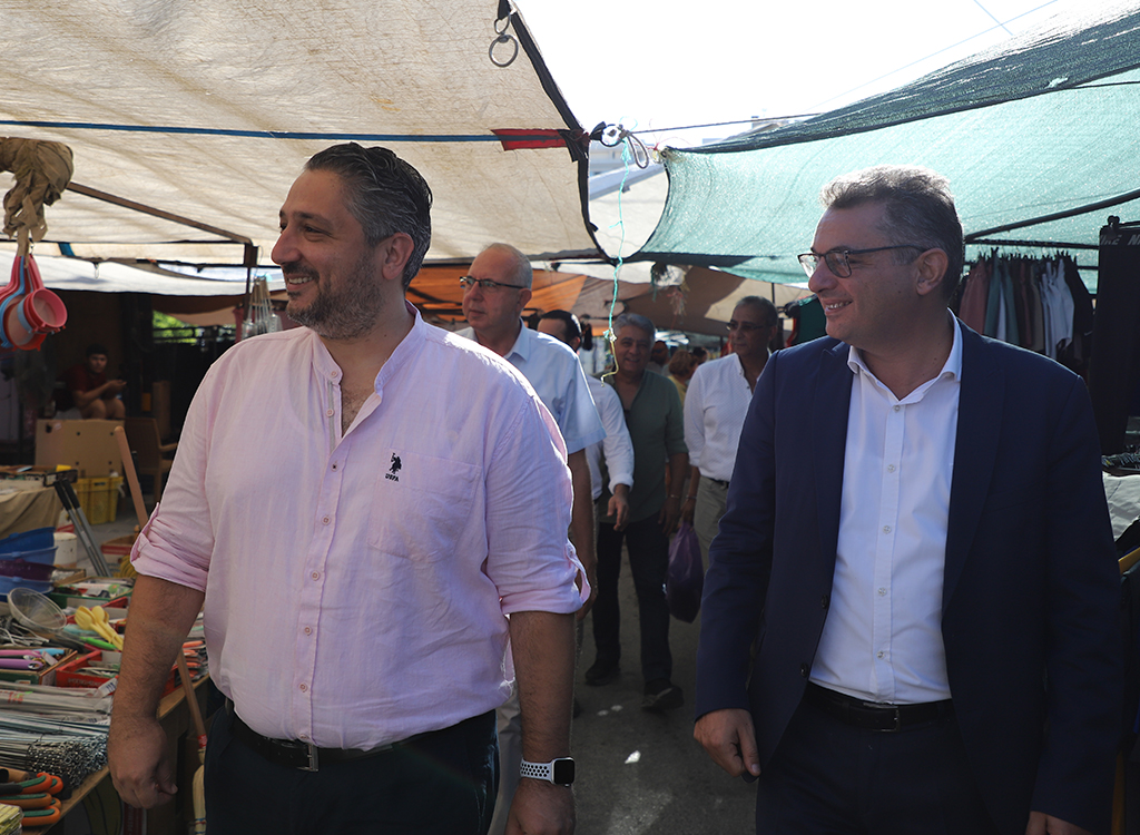 CTP heyeti Girne’de Çarşamba Pazarı’nı ziyaret etti