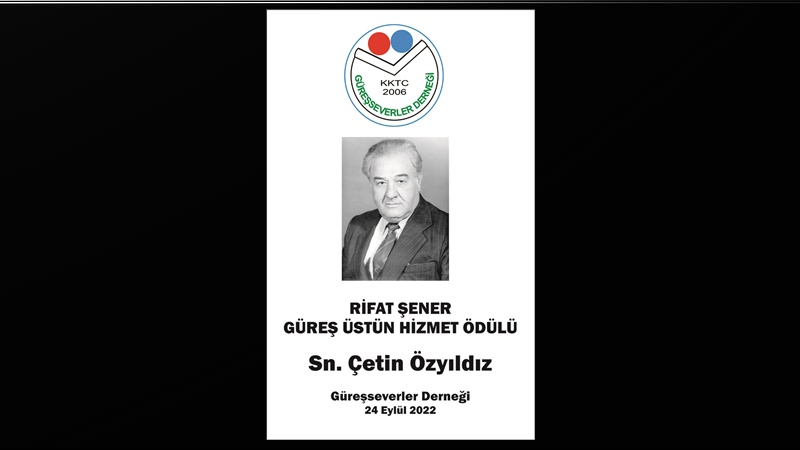 Güreşseverler Derneği, Çetin Özyıldız’a ödül verecek