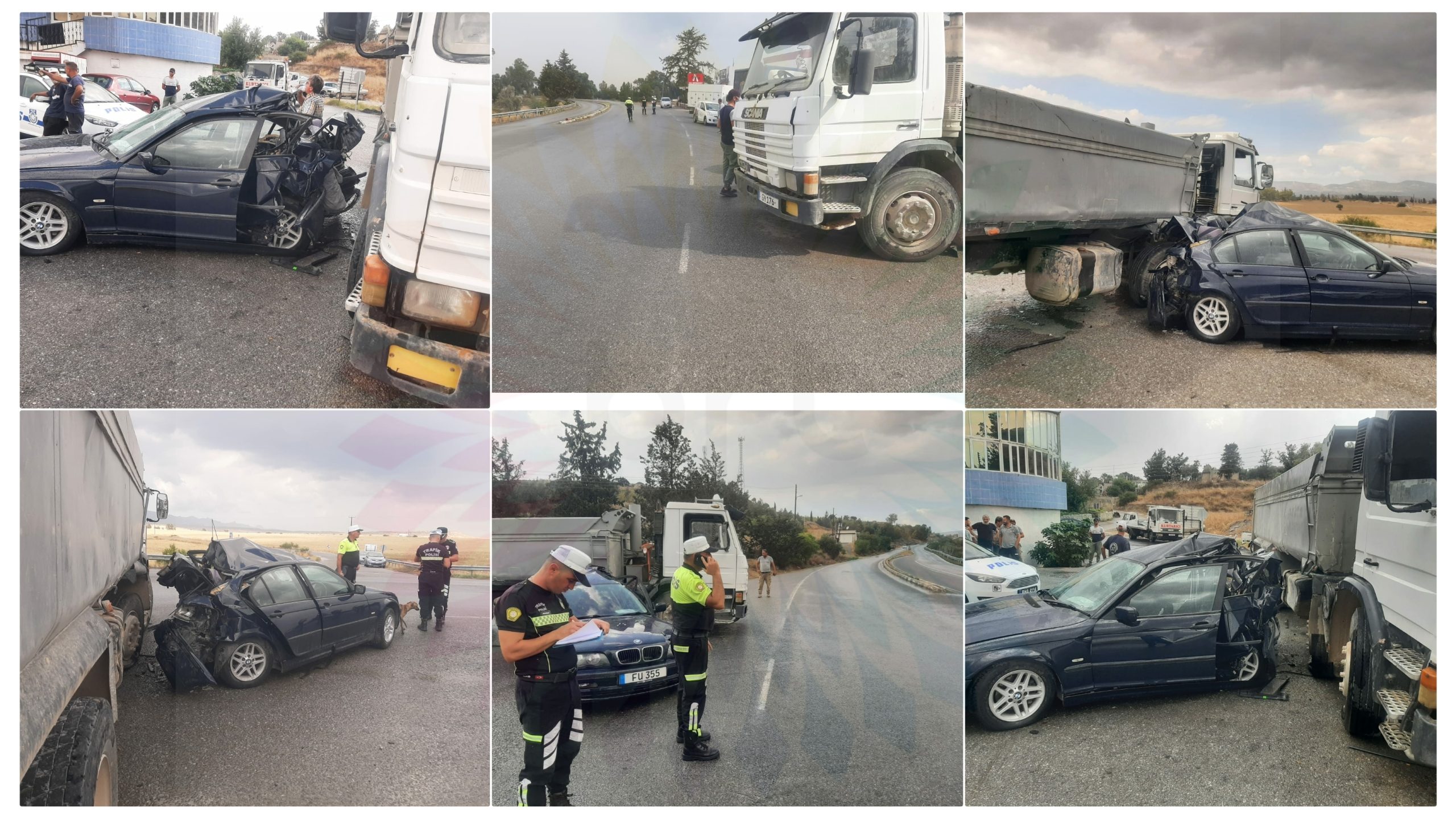 Sınırüstü’nde feci kaza:1 Ağır yaralı