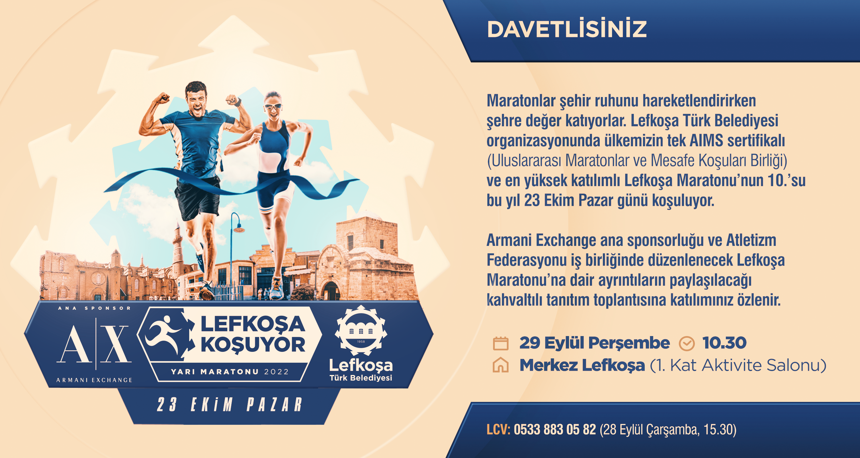 Lefkoşa Maratonu’nun 10’uncusu 23 Ekim’de düzenlenecek