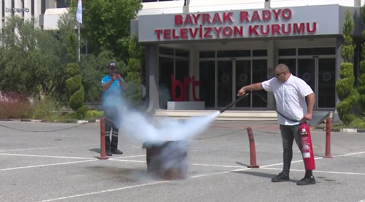 Sivil Savunma Teşkilat Başkanlığı, BRT’de ilk yardım ve yangın tatbikatı gerçekleştirdi