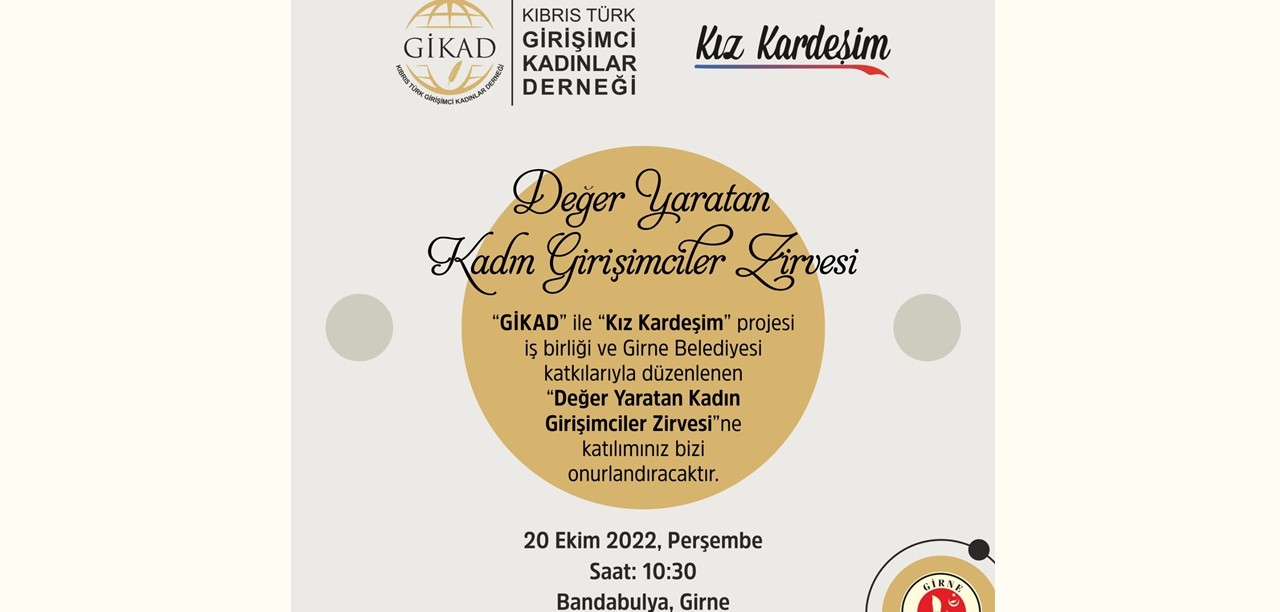 “Değer Yaratan Kadın Girişimciler Zirvesi” perşembe günü yapılacak