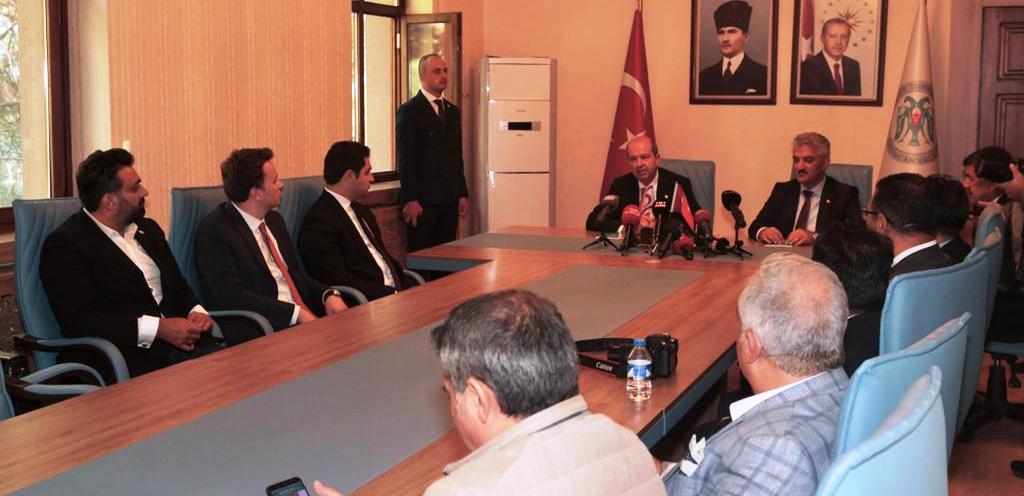 “KKTC olarak her daim Türkiye Cumhuriyeti ile birlikte hareket etmenin mutluluğu içerisindeyiz”