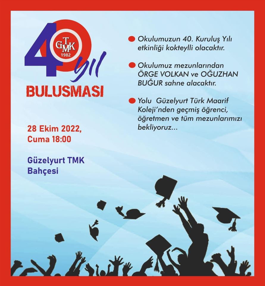 Güzelyurt Türk Maarif Koleji, 40. kuruluş yıl dönümünü kutluyor.