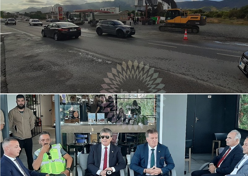 Girne-Alsancak çift şerit yolu ikinci etabının tamamlanması projesine start verildi