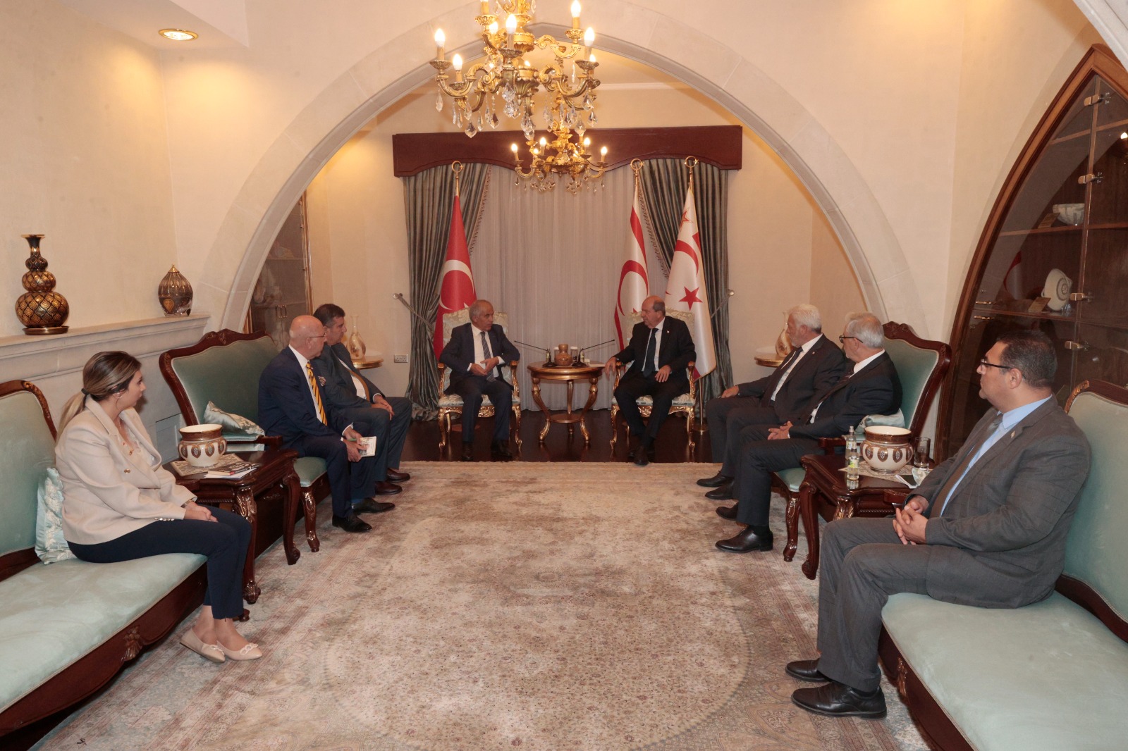 Cumhurbaşkanı Tatar, Ulusal Turunçgil Konseyi  heyetini kabul etti