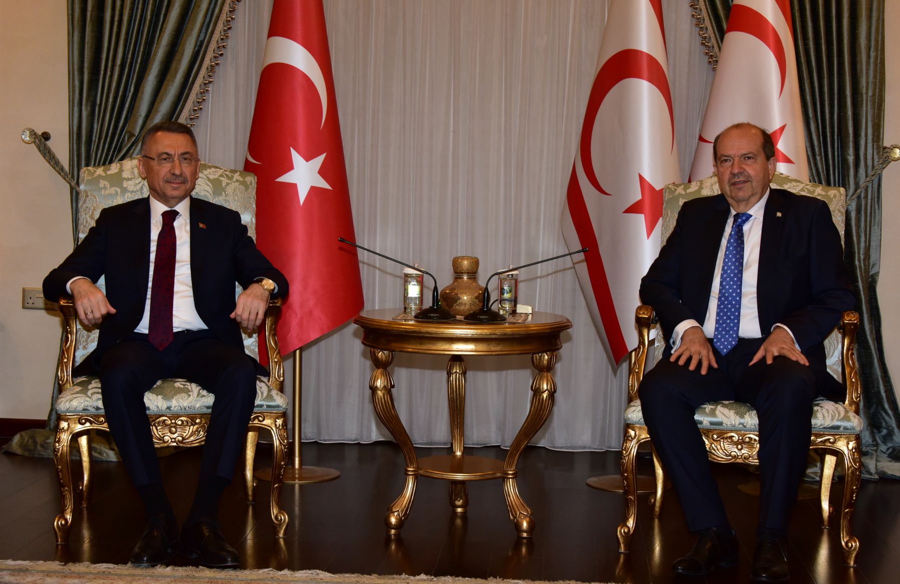 Cumhurbaşkanı Tatar, TC Cumhurbaşkanı Yardımcısı Oktay’a teşekkür etti