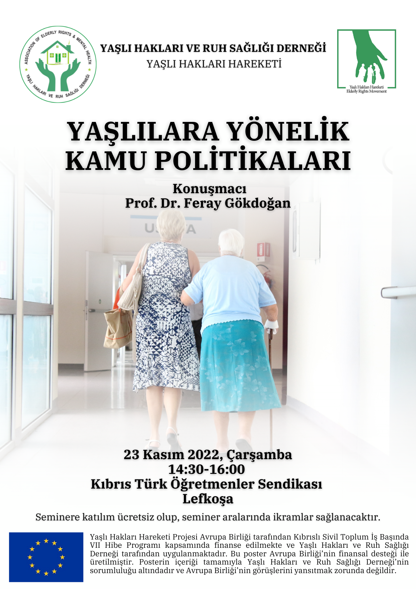 “Yaşlılara Yönelik Kamu Politikaları” semineri düzenleniyor