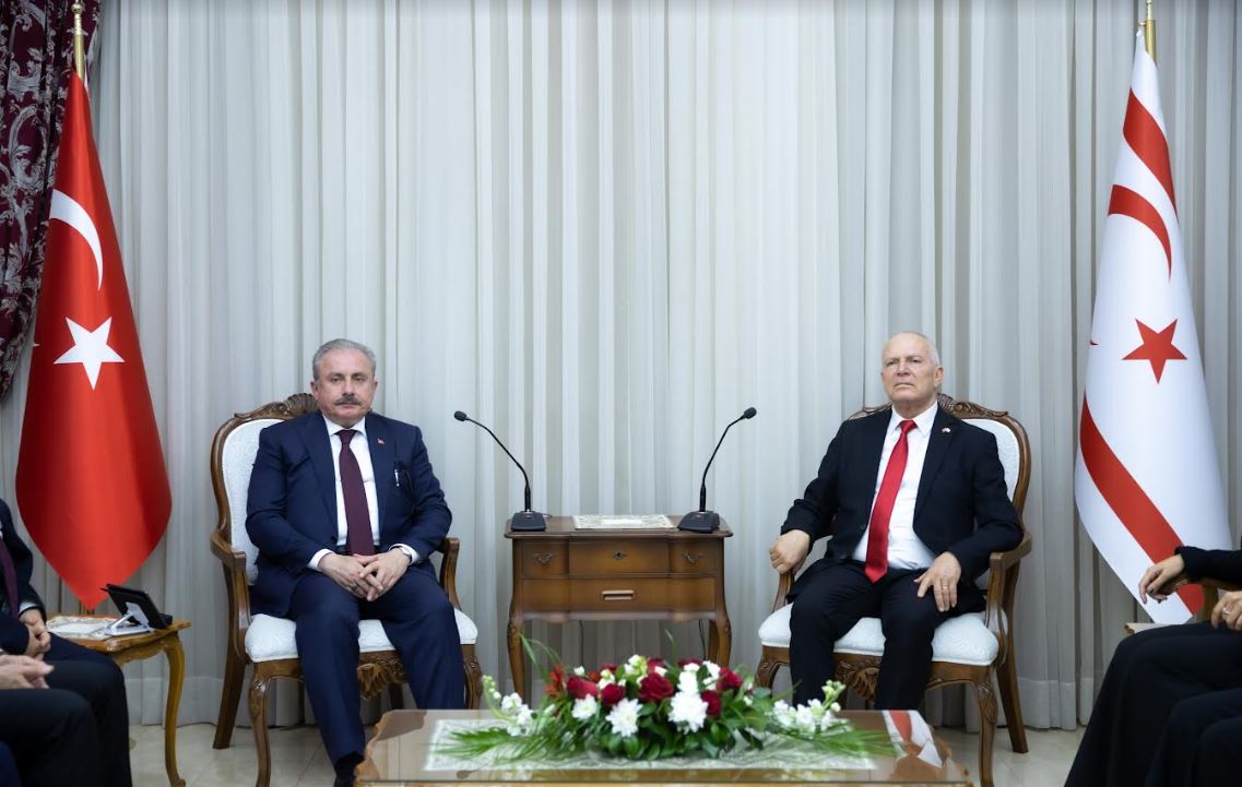 Meclis Başkanı Töre, TBMM Başkanı Şentop ile görüştü