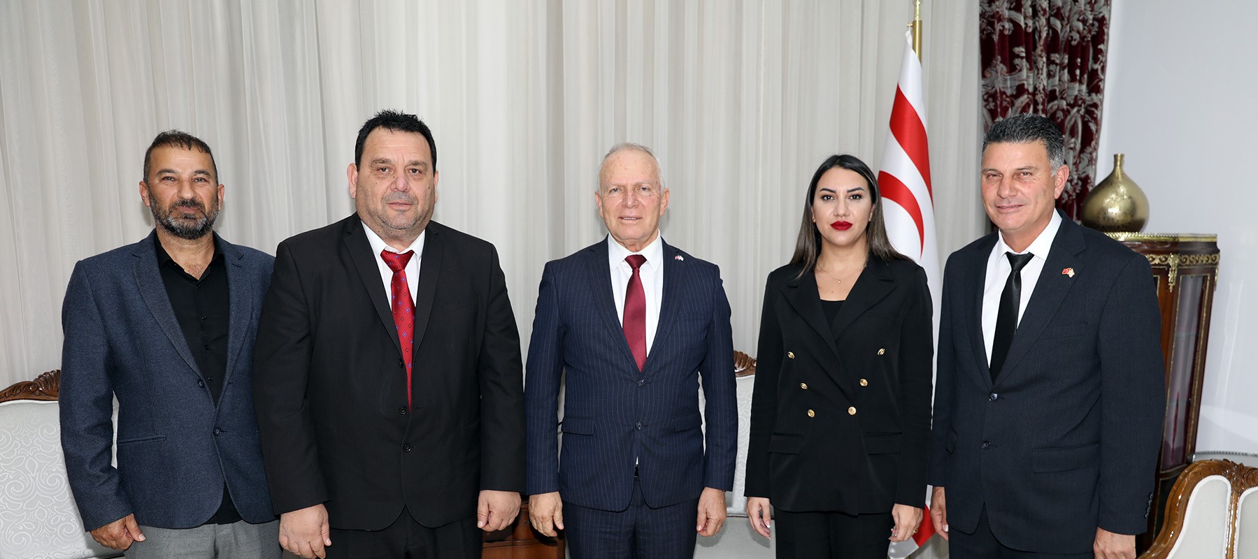 Töre, Barnet Ligi Başkanı  Kıbrıslı Türk Serdar Sarı’yı kabul etti