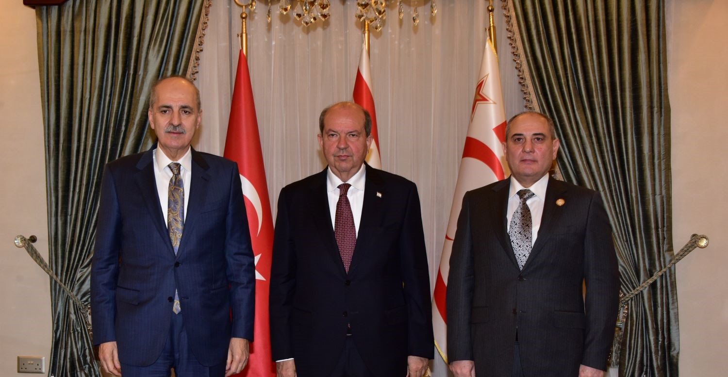 Cumhurbaşkanı Tatar, AKP Genel Başkanvekili Kurtulmuş ve Yeni Azerbaycan Partisi Genel Başkan Vekili Budaqov’u kabul etti