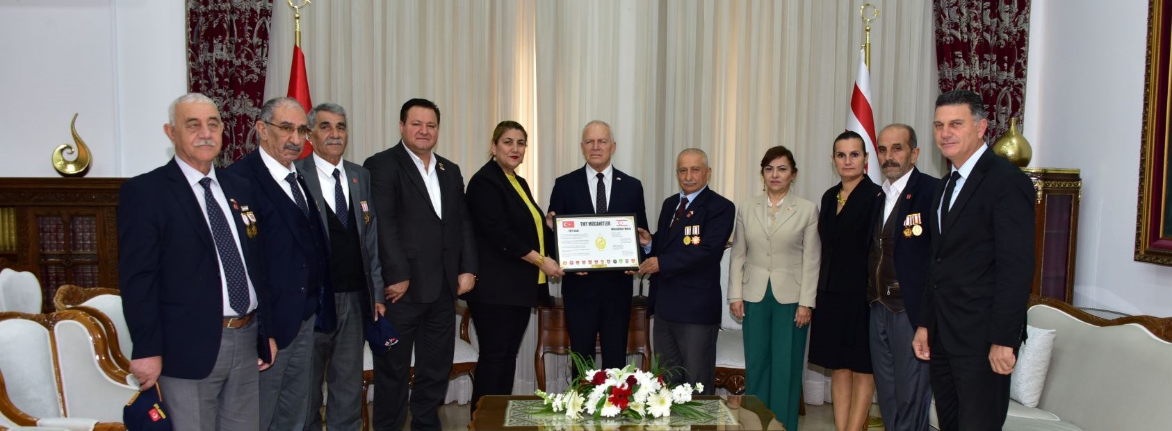 Cumhuriyet Meclisi Başkanı Töre, Mardin’den gelen gaziler heyetini kabul etti