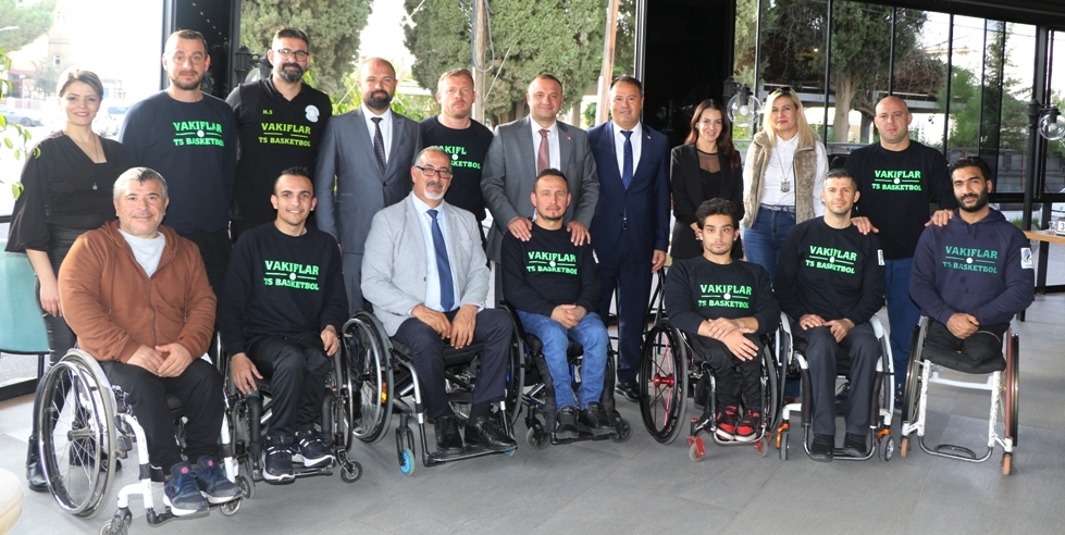 Şan, Engelliler Spor Federasyonu Vakıflar Tekerlekli Sandalye Basketbol Takımı sporcuları onuruna yemek verdi