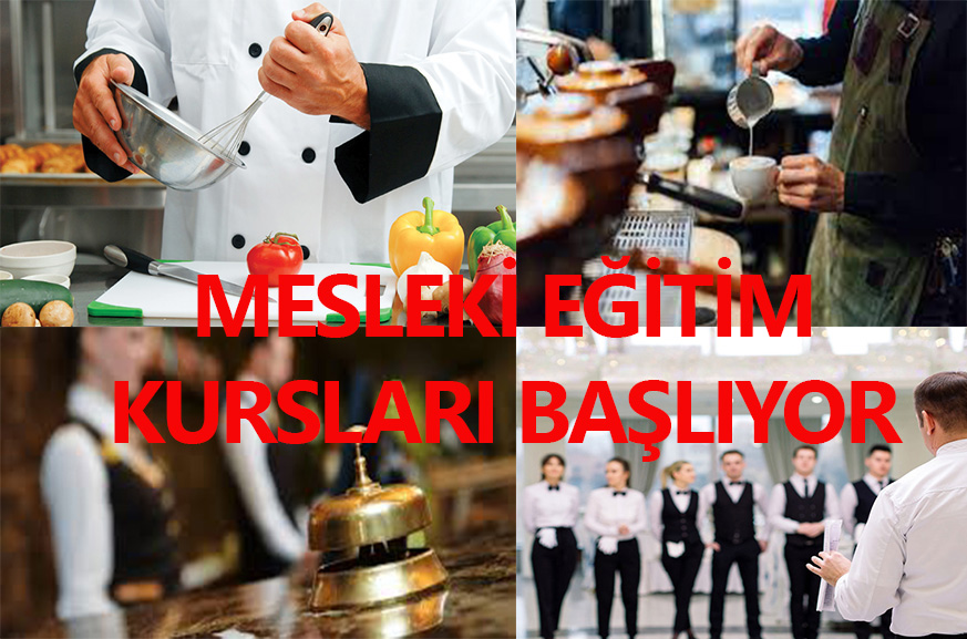 Mesleki eğitim kursları başlıyor