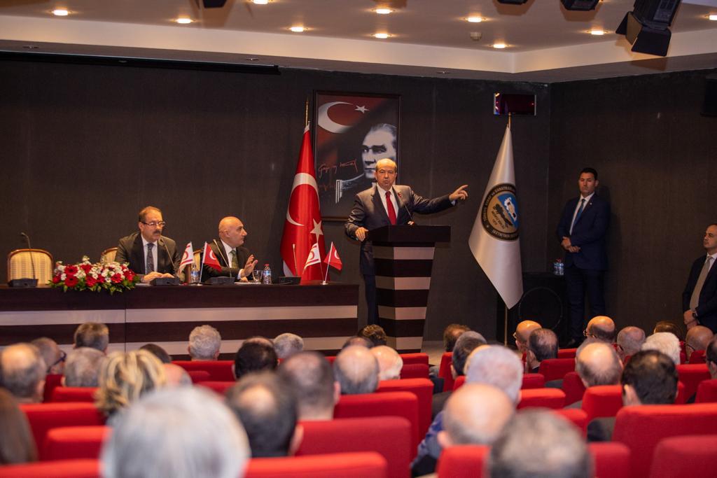 Cumhurbaşkanı Tatar TESKOMB’u ziyaret etti