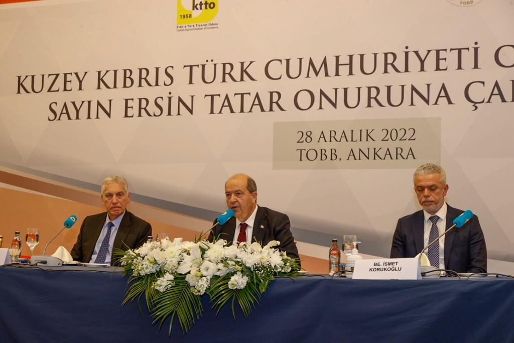Tatar, TOBB’da çalışma yemeğine katıldı
