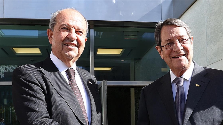 Cumhurbaşkanı Tatar ve Rum Lider Anastasiadis resepsiyonda biraraya gelecek