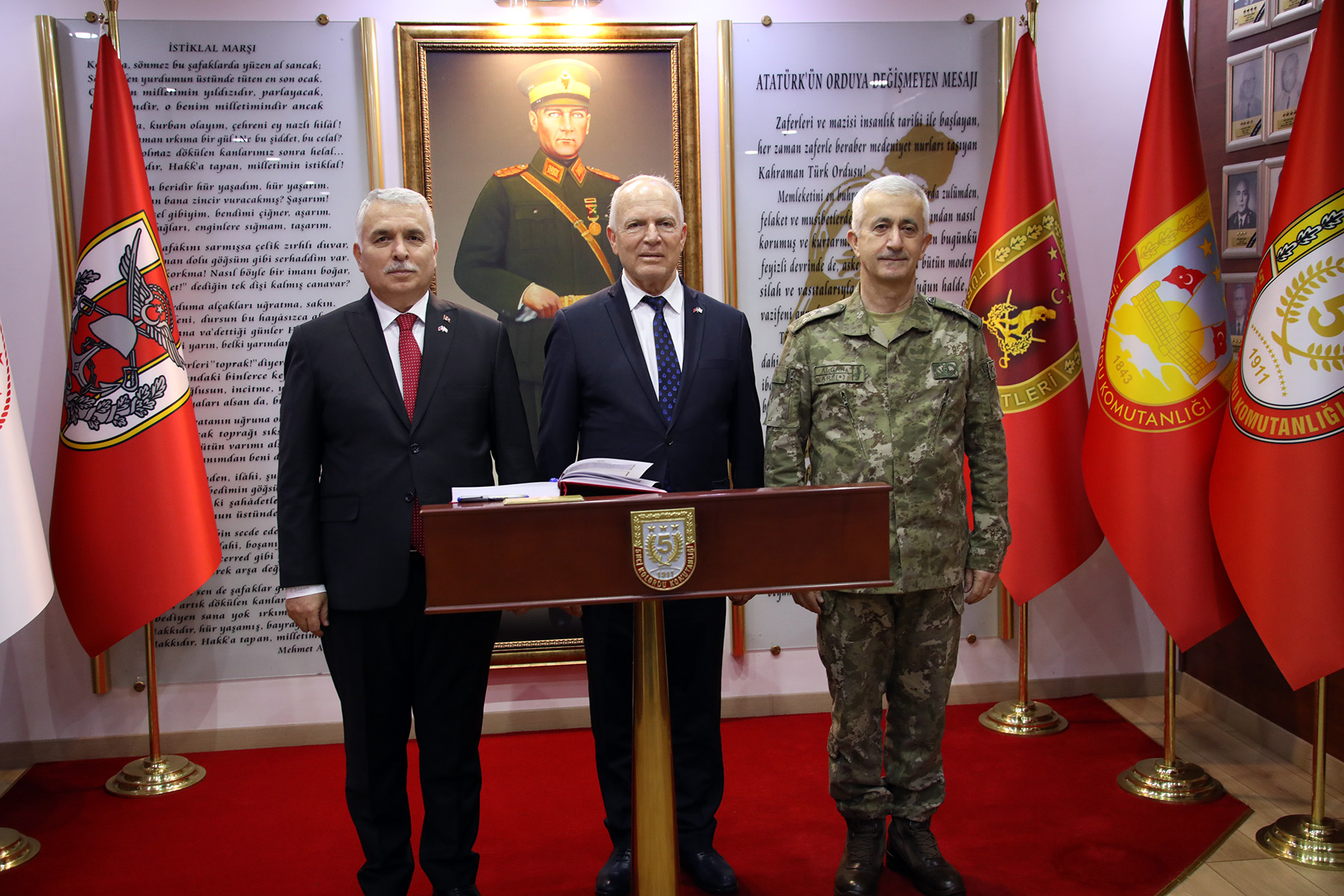 Töre, Tümgeneral Tevfik Algan’ı ziyaret etti