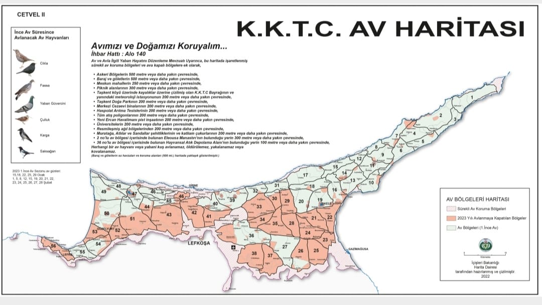 2023 1. İnce Av Sezonu pazar günü başlıyor