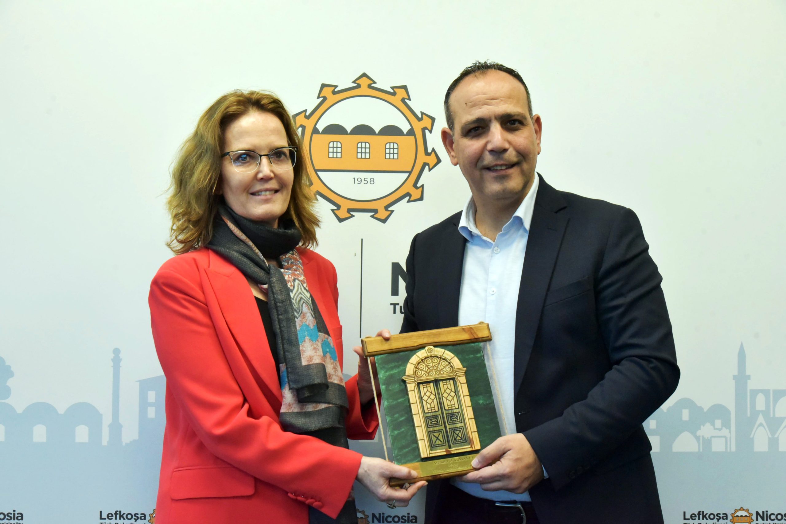 LTB Başkanı Harmancı, Fransız Büyükelçi Catalano’yla görüştü