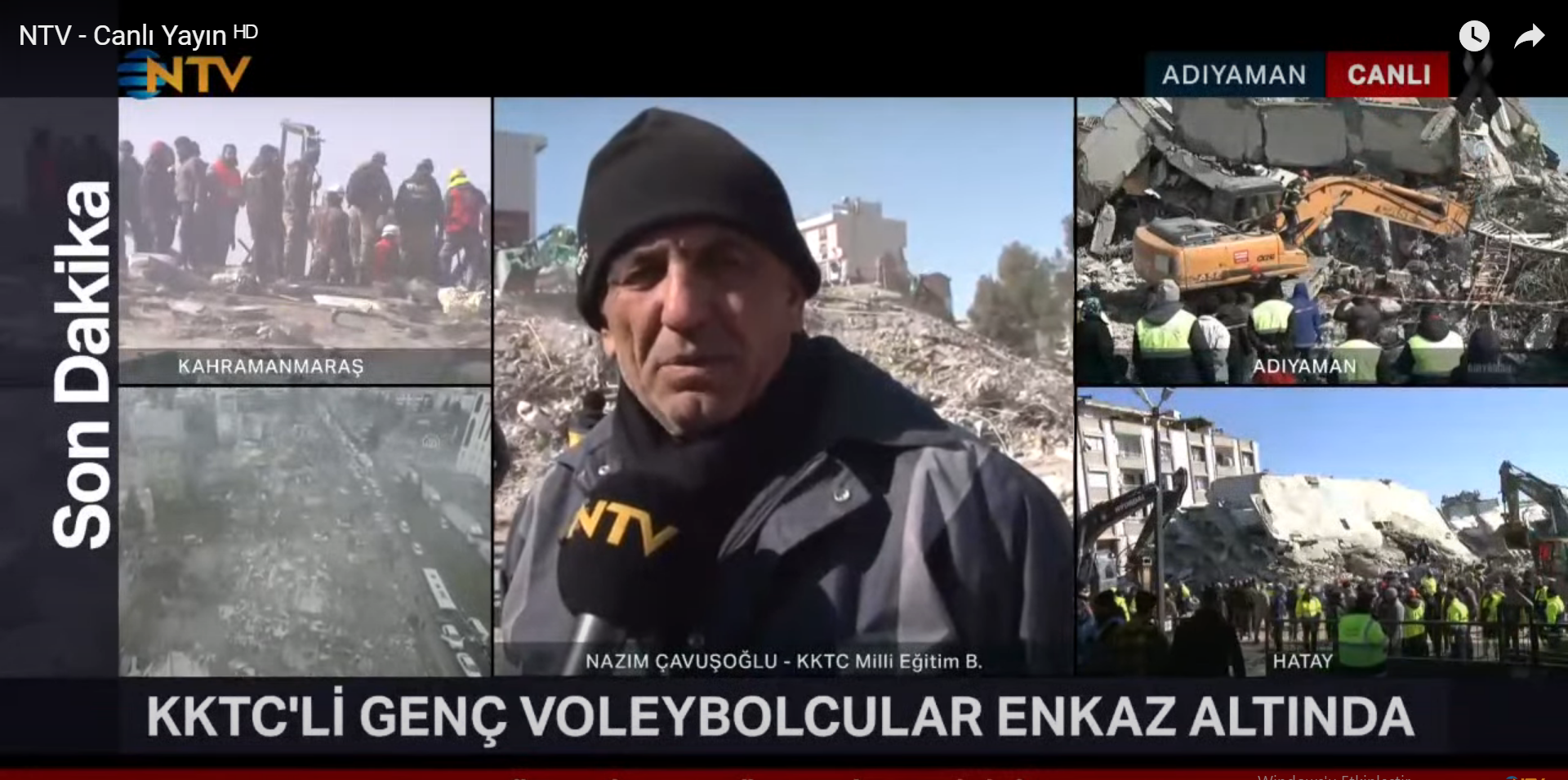 Çavuşoğlu:Otelde toplam 88-90 kişi olduğunu öğrendik..Bizim kafilemizden 32 kişi hala enkaz altındadır
