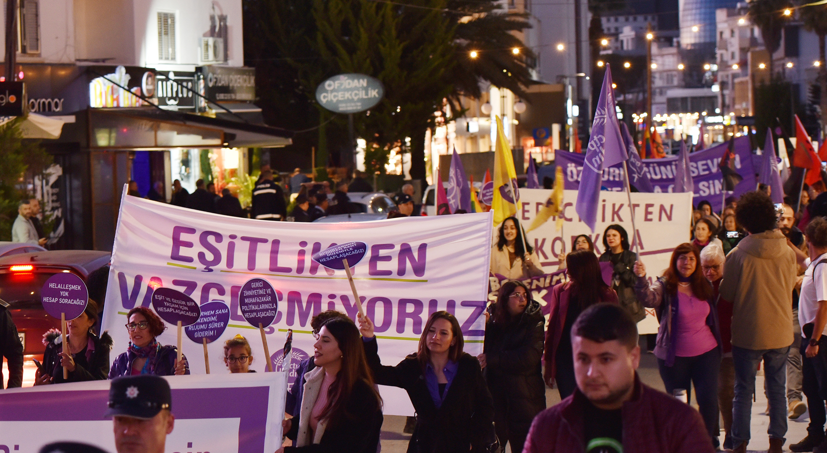 8 Mart Dünya Emekçi Kadınlar Günü yürüyüşü yapıldı