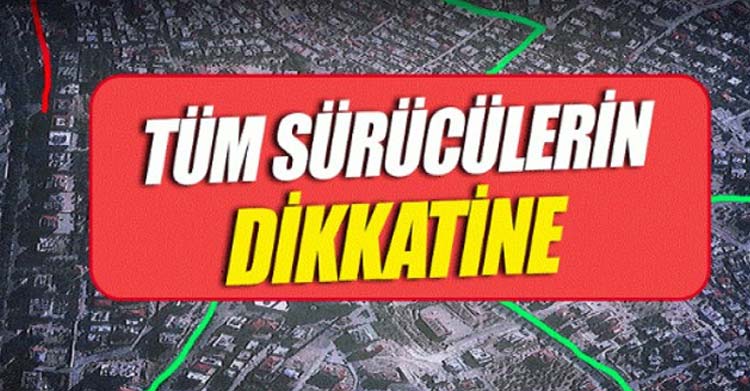 Mehmet Akif Caddesi’ndeki altyapı çalışmaları saat 17.00’ye kadar sürecek